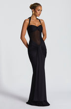 Robe Maxi Vixen sans Manches à Col V