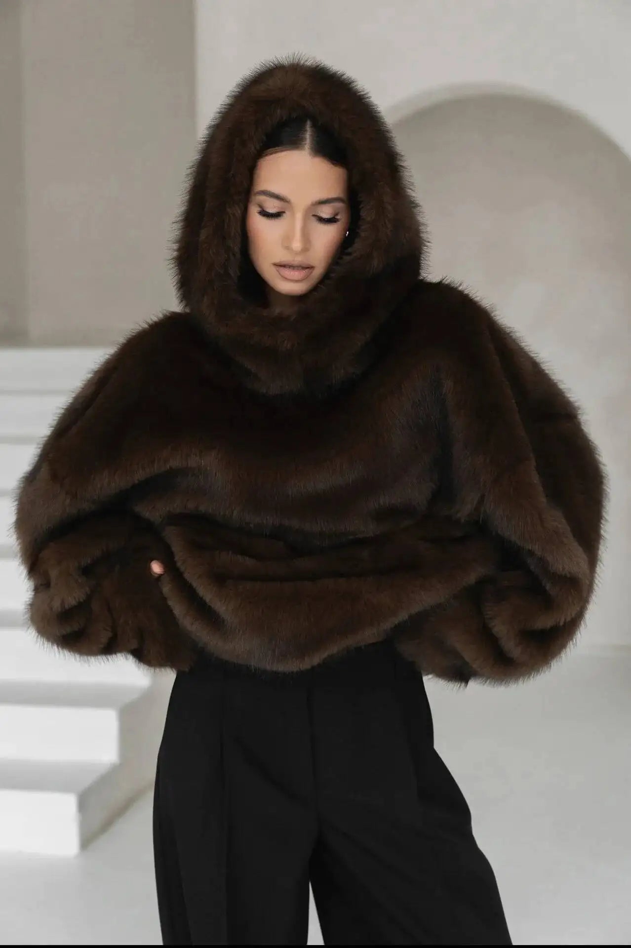 Manteau en fourrure de luxe