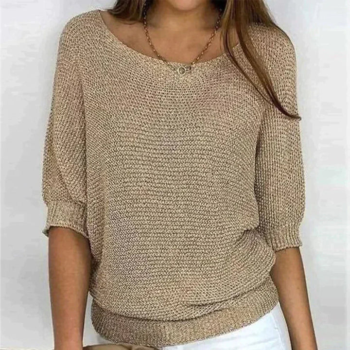 Pull-over en maille chic et confortable pour un style décontracté