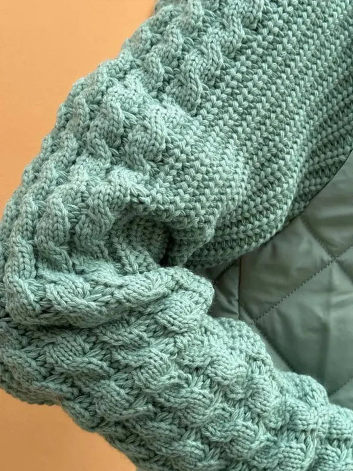 Cardigan en maille douillet d'automne