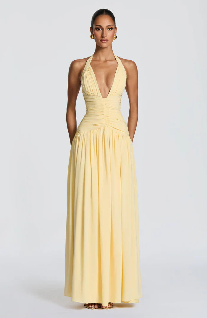 Robe longue Amaris pour femmes, robe de soirée élégante