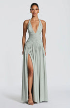 Robe longue Amaris pour femmes, robe de soirée élégante