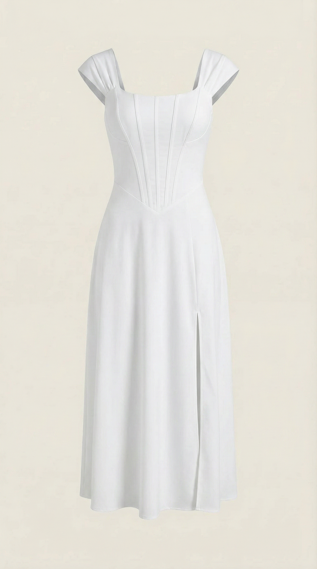 Robe corset midi femme tenue invité mariage