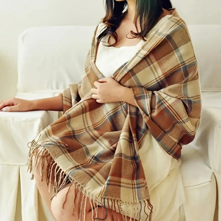 Écharpe douce en cachemire, accessoire léger, chaud et confortable
