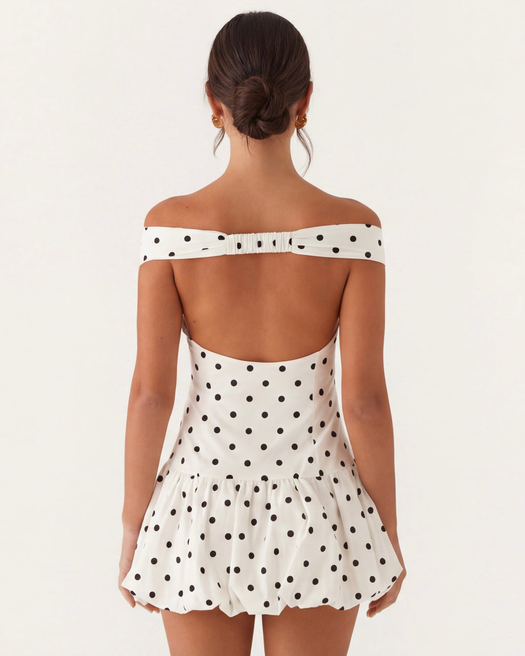 Robe mini sans manches Mesaro avec ourlet festonné