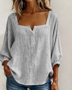 Blouse en lin légère pour femmes