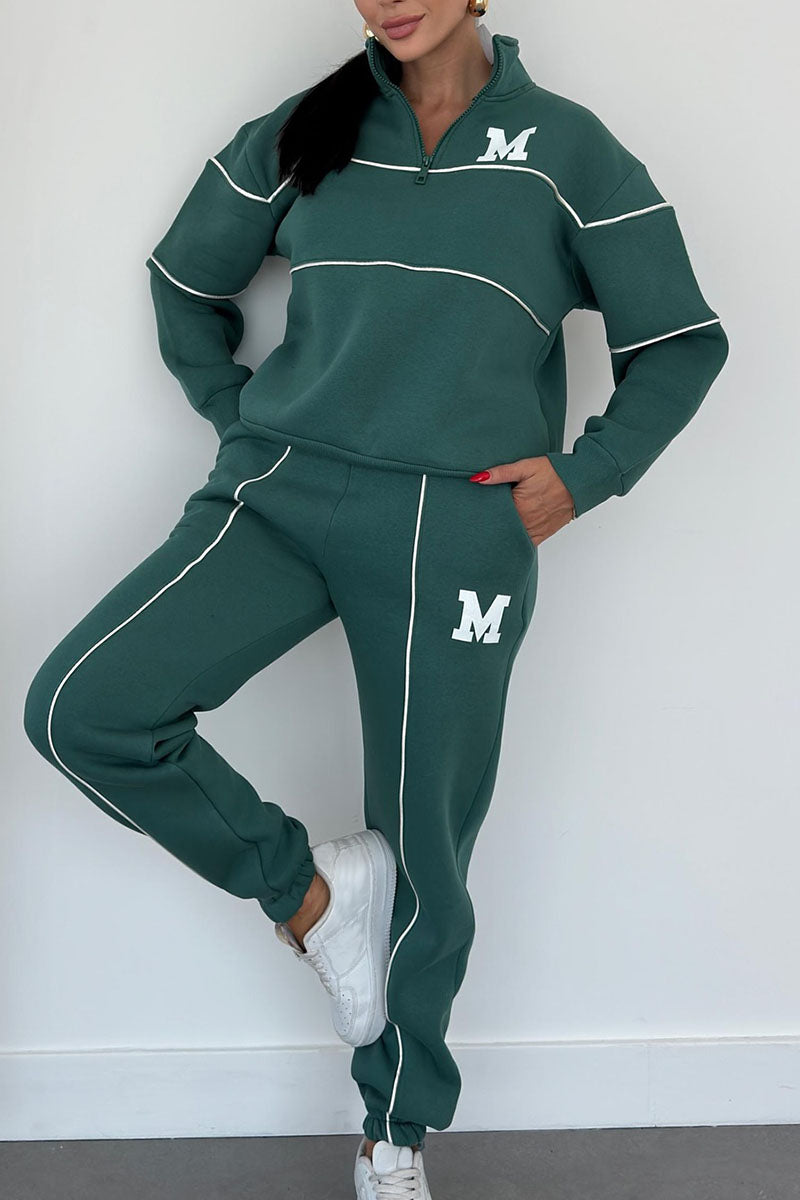 Ensemble détente casual confortable deux pièces