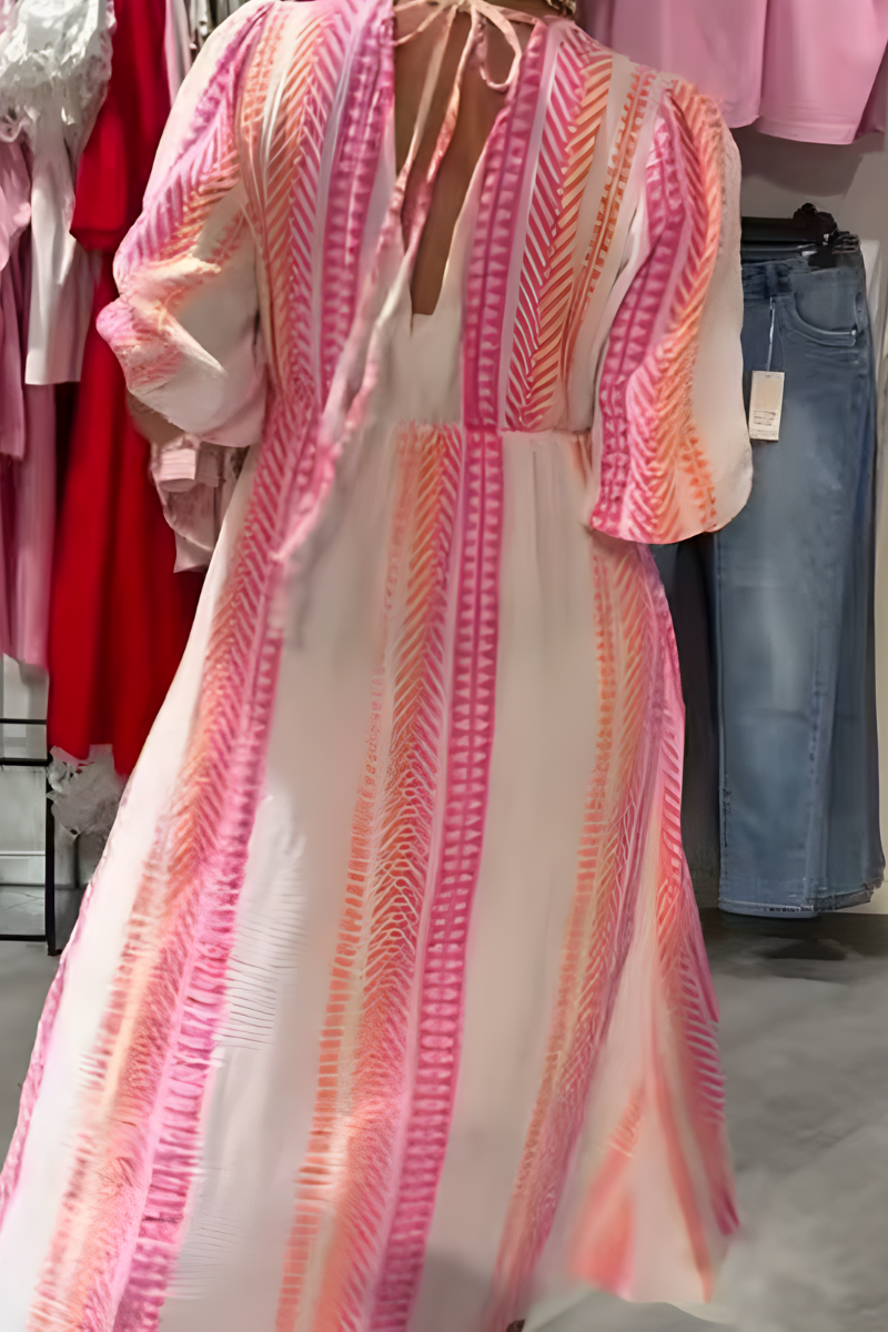 Robe d'été en lin aérien