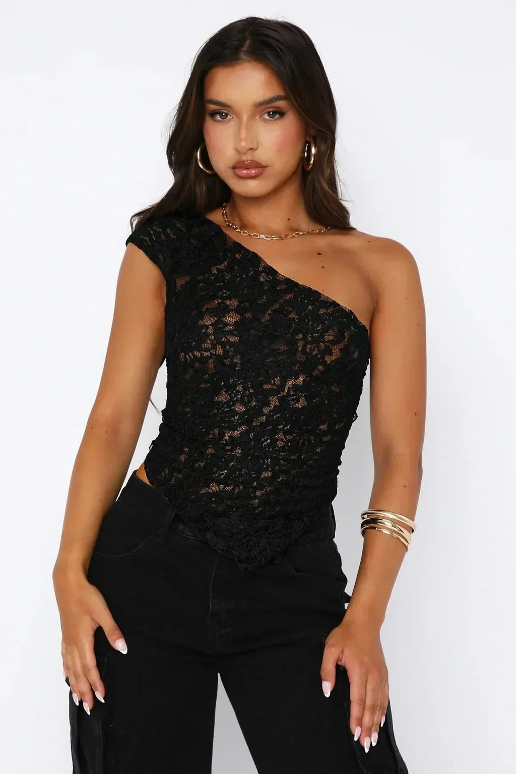 Blouse en dentelle Baila pour femmes