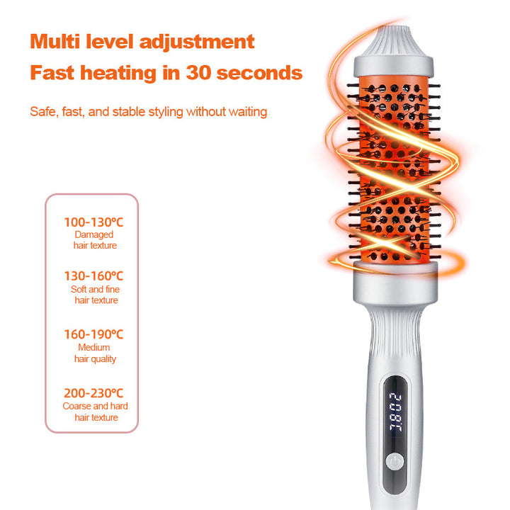Brosse à cheveux lissante en céramique thermorésistante