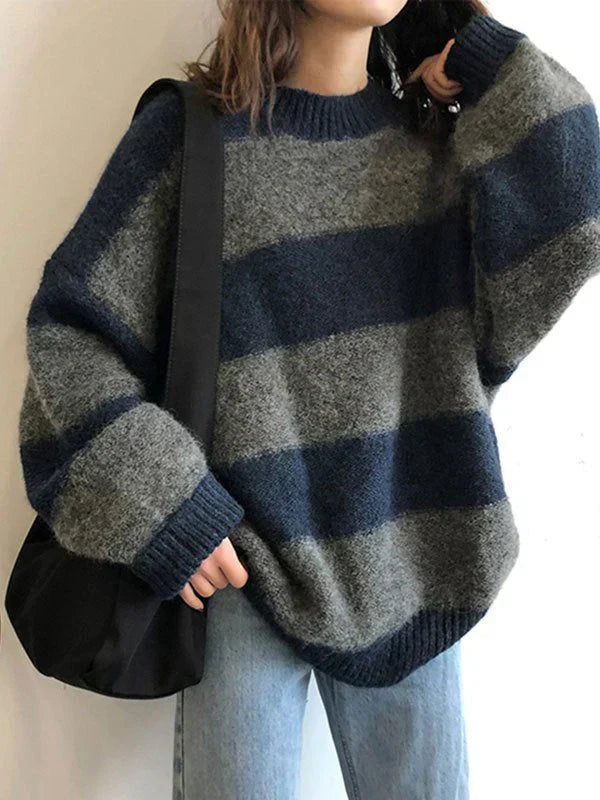 Pull en maille oversize élégant et confortable pour femme