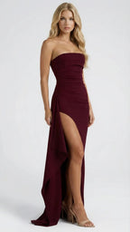 Robe longue élégante sans manches Cora pour femmes