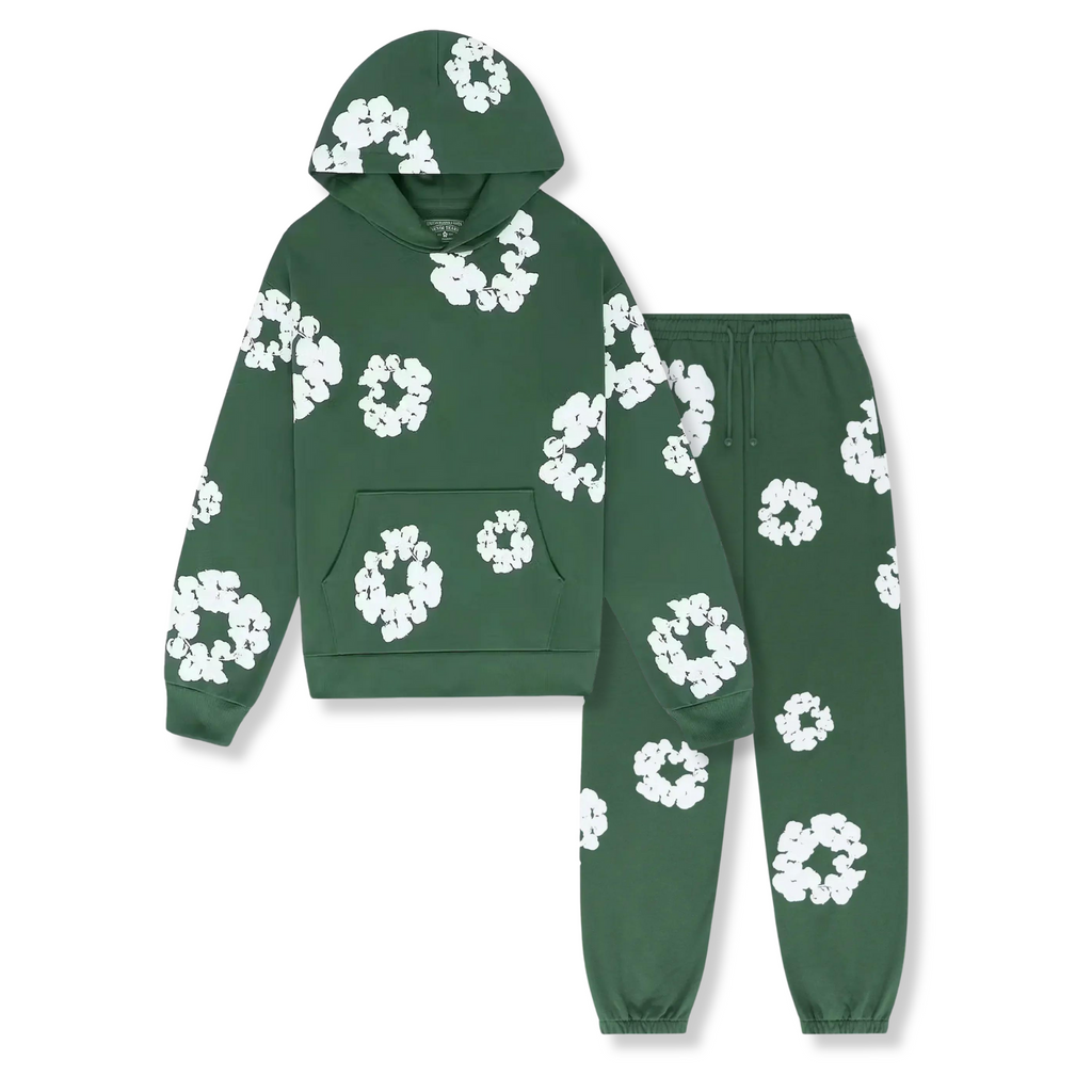 Ensemble confortable bohème floral