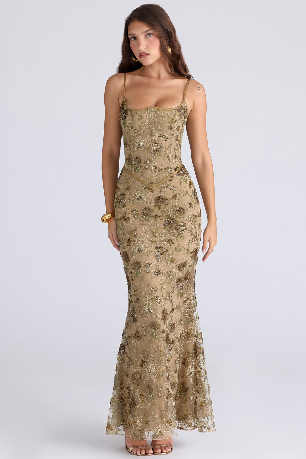 Robe longue élégante sans manches pour femmes