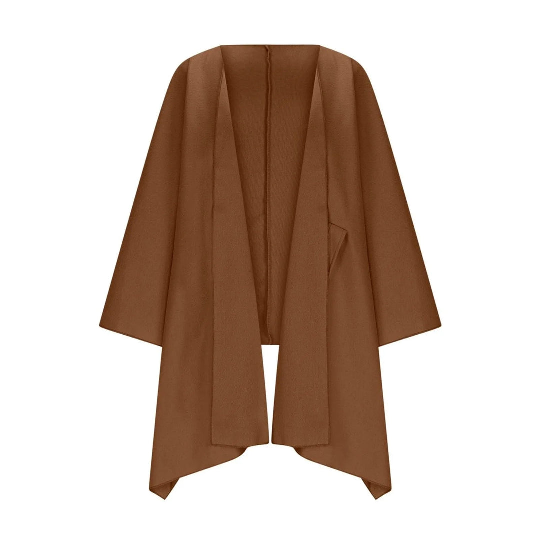 Cardigan long en maille confortable avec manches chauve-souris