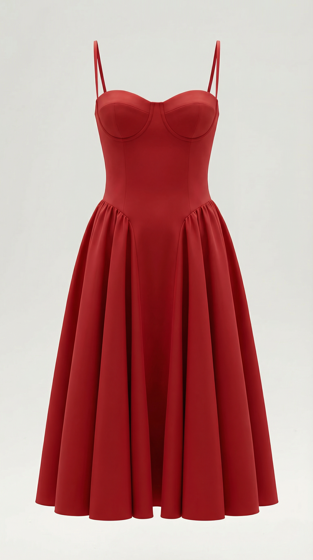 Robe mi-longue corset florale pour femme avec décolleté en cœur