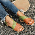 Dessus des sandales femme ouvertes avec détails découpés