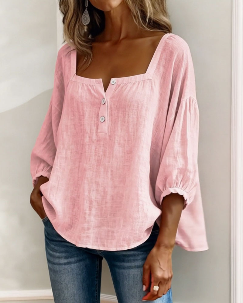 Blouse en lin légère pour femmes