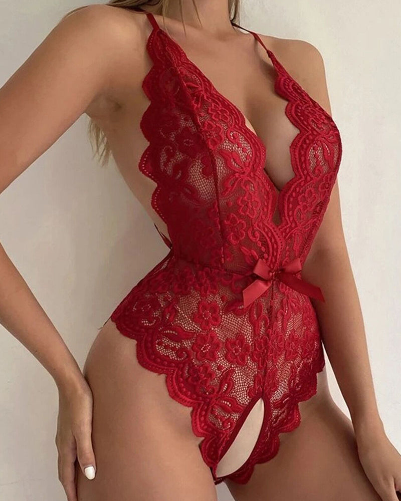 Body dos nu en dentelle pour femme