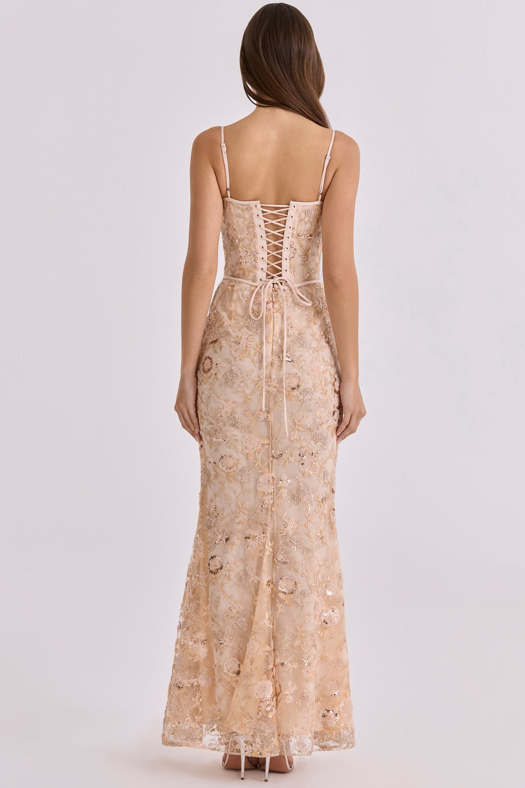 Robe longue élégante sans manches pour femmes