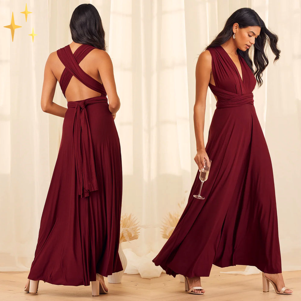 Robe extensible multifonctionnelle enveloppante