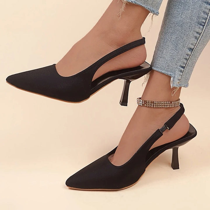 Isabelle Moreau® | Elegante Slingback-Stilettos mit spitzem Absatz
