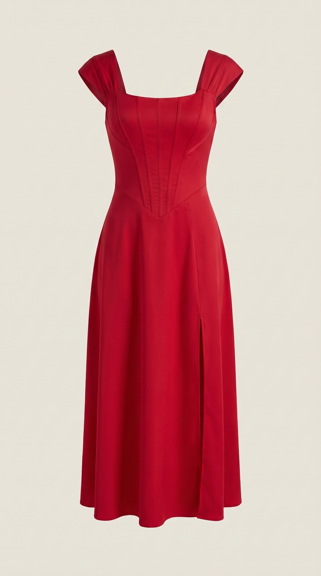 Robe corset midi femme tenue invité mariage