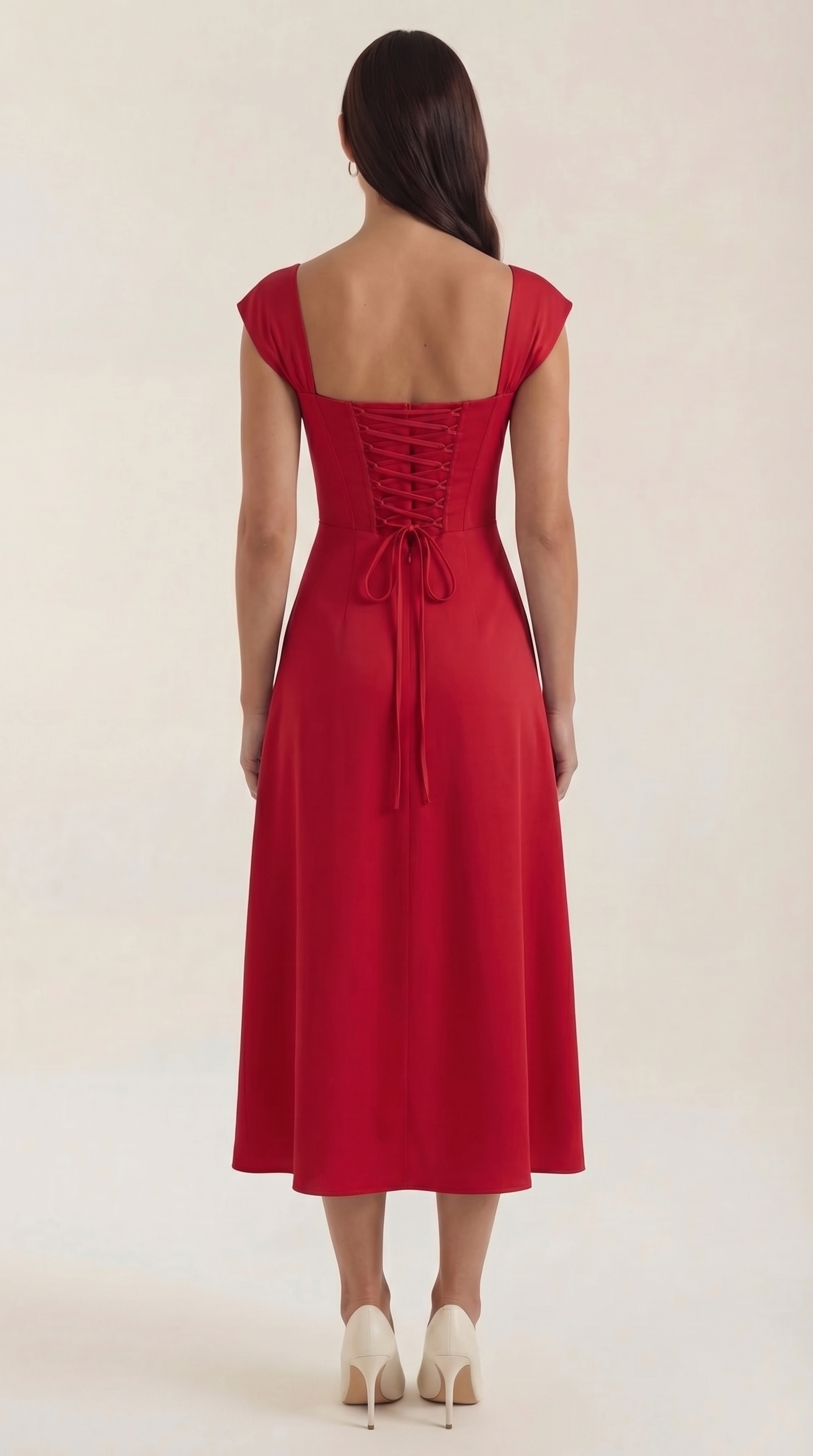 Robe corset midi femme tenue invité mariage