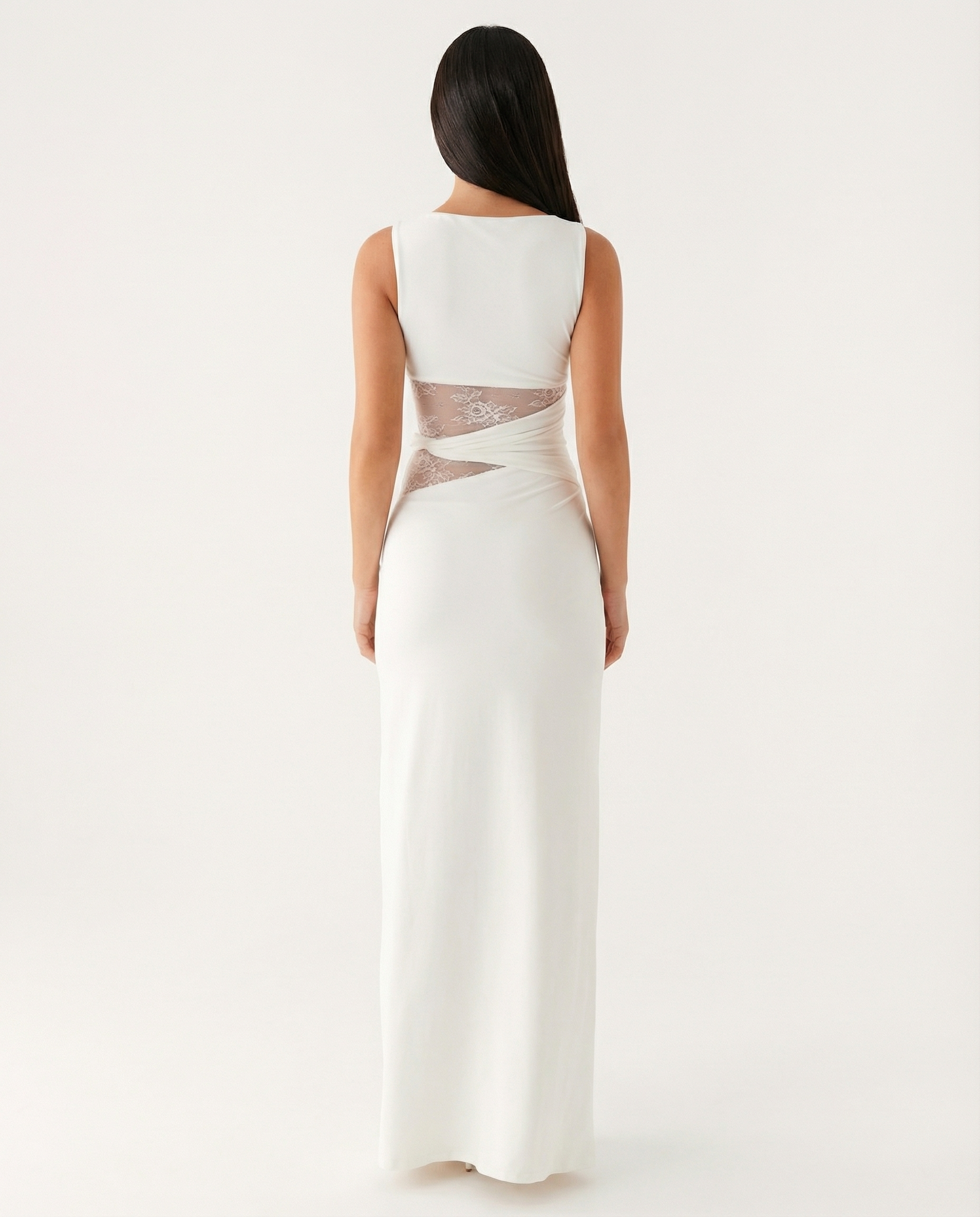 Robe maxi sans manches Liliana à imprimé floral
