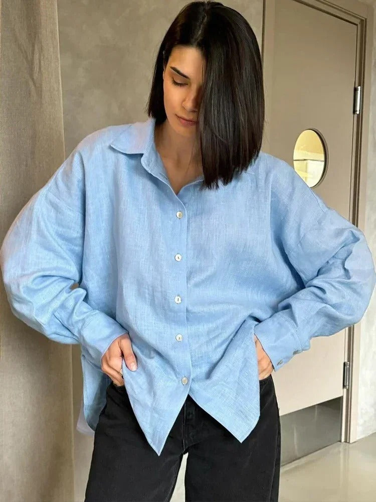 Pauline Laurent® | Chemise en Lin Oversize
