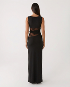 Robe maxi sans manches Liliana à imprimé floral