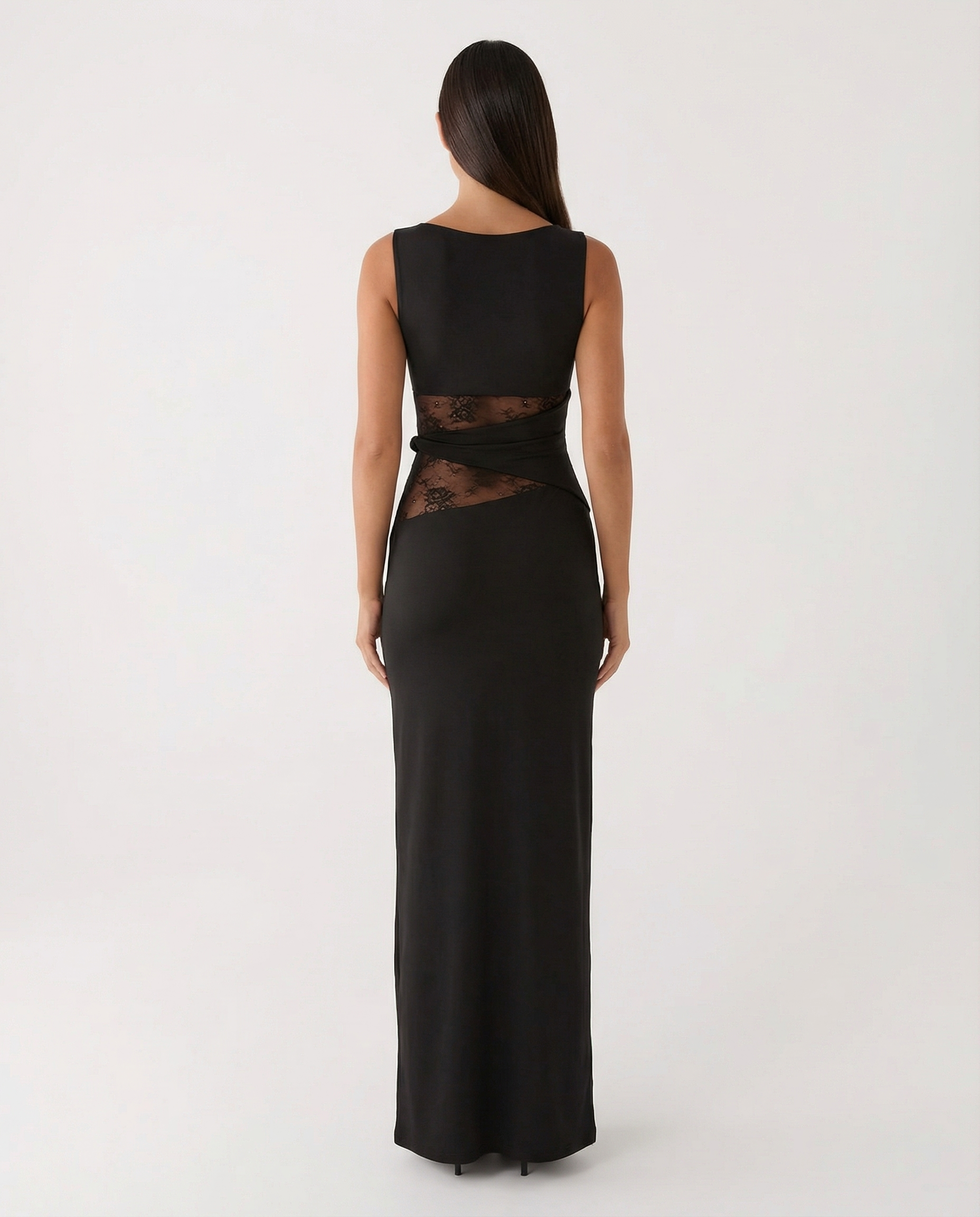 Robe maxi sans manches Liliana à imprimé floral