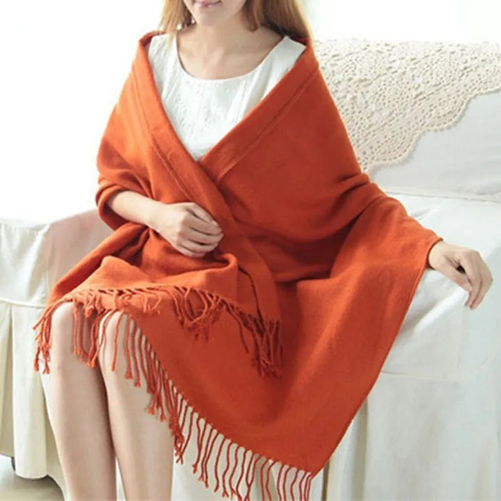 Écharpe douce en cachemire, accessoire léger, chaud et confortable
