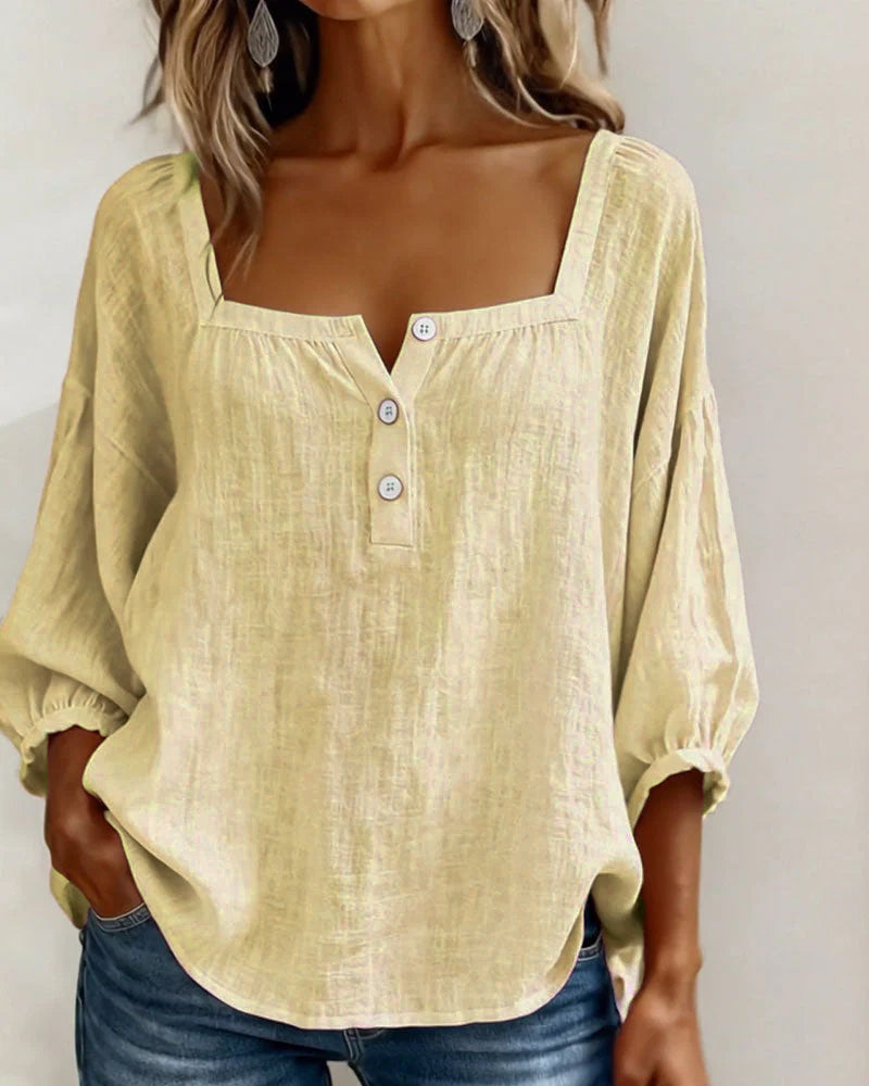 Blouse en lin légère pour femmes
