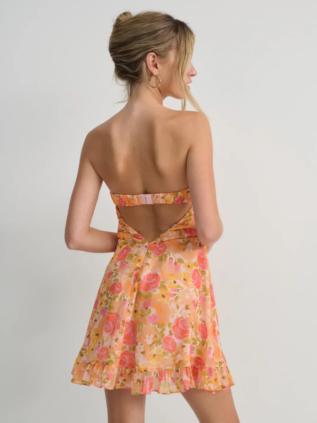 Robe maxi bohème florale fluide