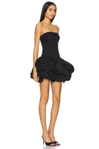 Robe de soirée courte blanche pour femme avec ourlet bouffant