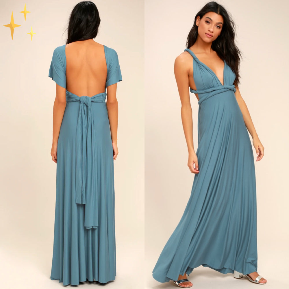 Robe extensible multifonctionnelle enveloppante