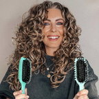 Brosse de coiffage pour cheveux bouclés pour boucles parfaites sans effort