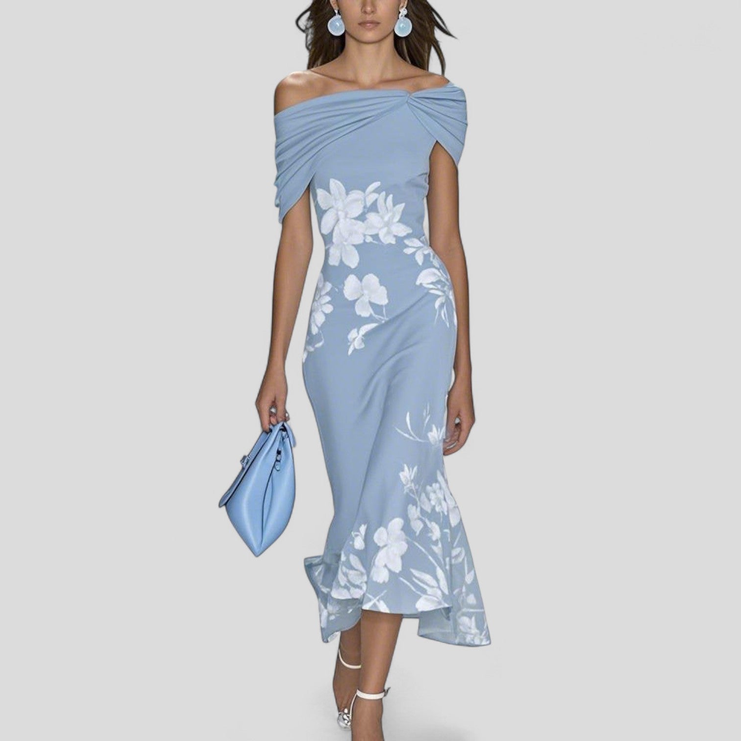 Robe midi décontractée respirante