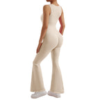 Combinaison moulante sans manches pour femme