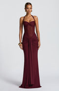 Robe Maxi Vixen sans Manches à Col V