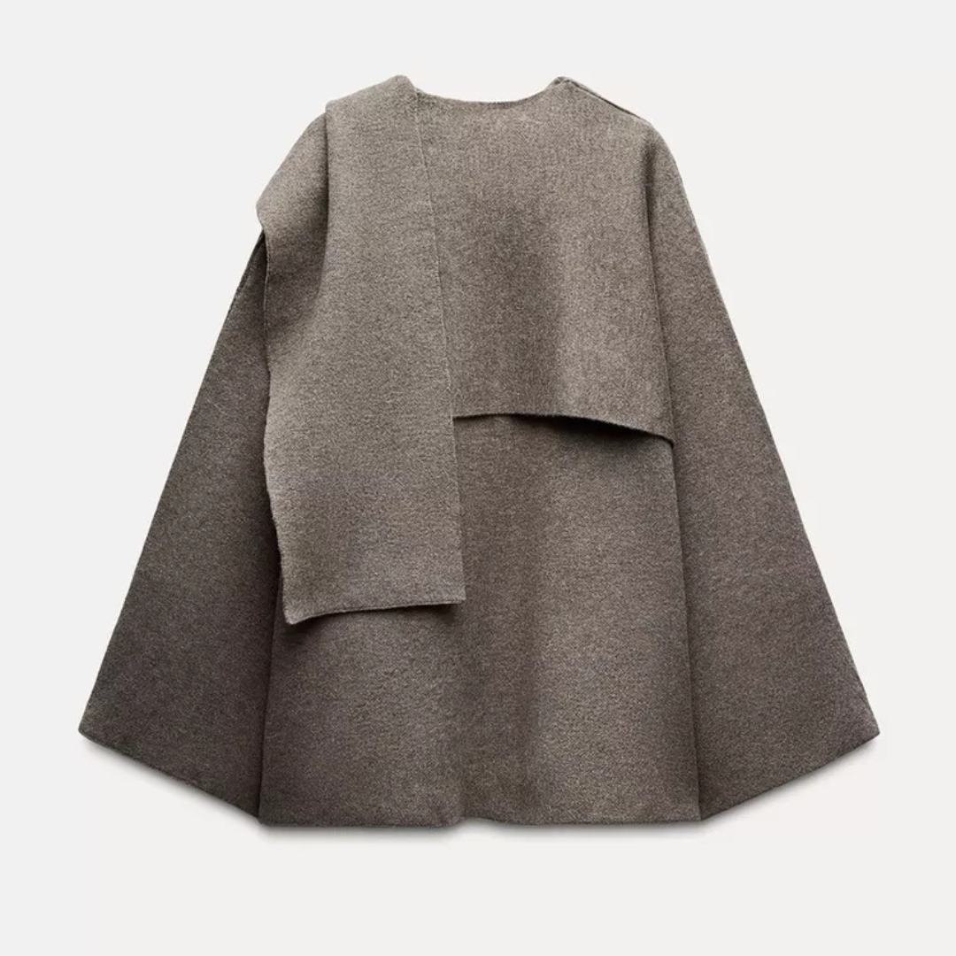 Manteau d'hiver superposé et confortable pour femmes