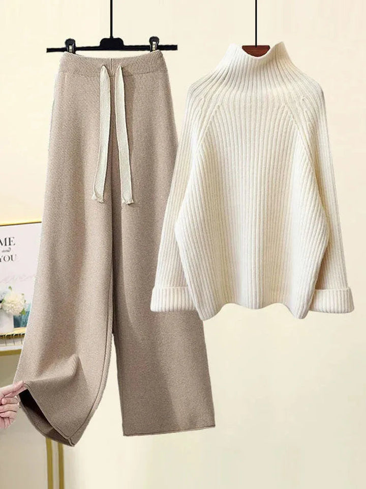 Ensemble de tricot douillet pour les loisirs d'automne et d'hiver