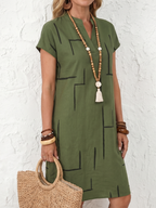 Robe Femme Imprimé Abstrait Aérée