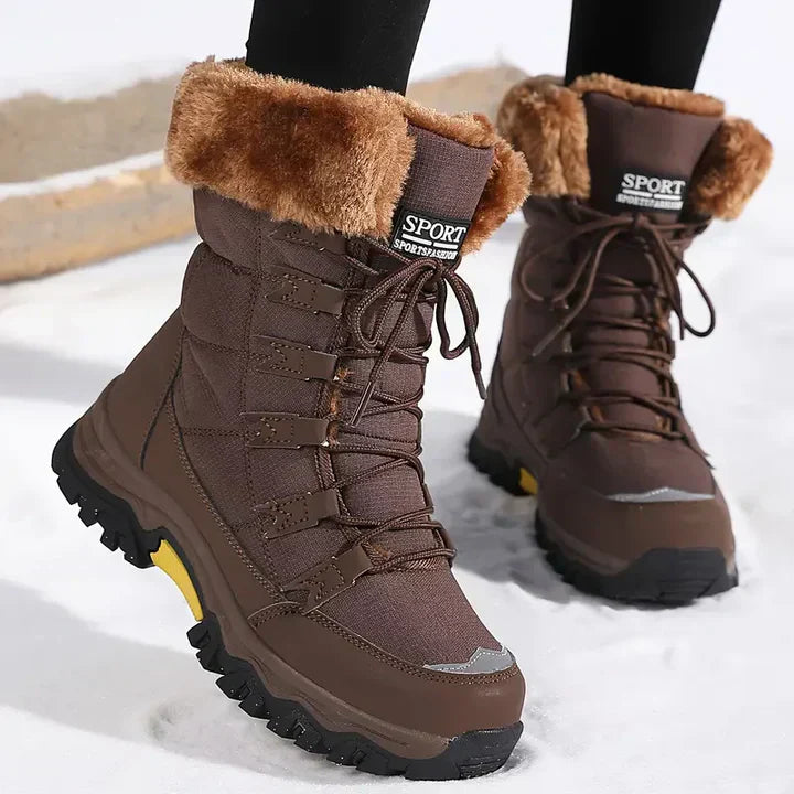 Bottes d'hiver confortables, élégantes et antidérapantes pour temps froid