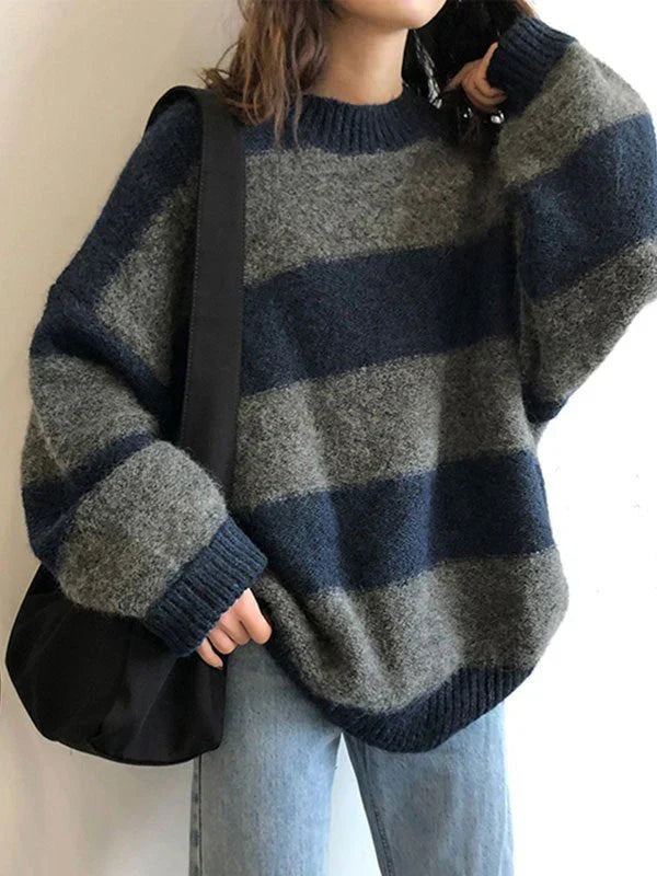 Pull en maille oversize élégant et confortable pour femme