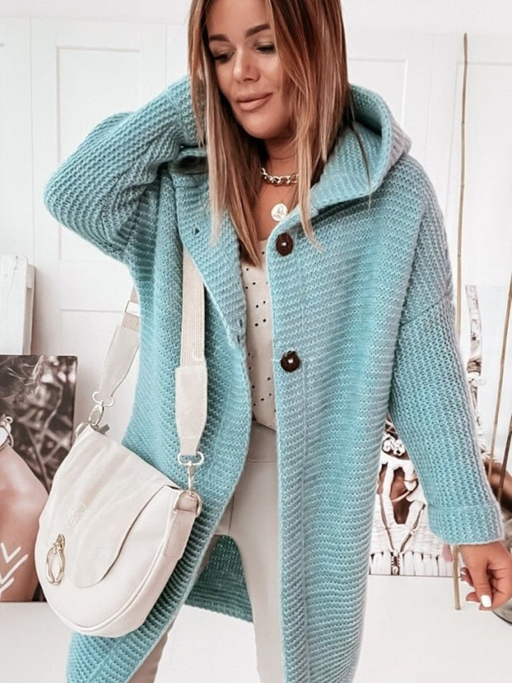 Cardigan en Tricot Épais et Douillet
