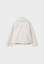 Veste courte chic à double boutonnage