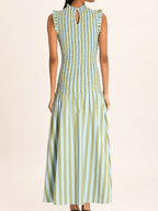 Robe longue élégante sans manches pour femmes
