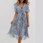 Robe féminine élégante et éclatante